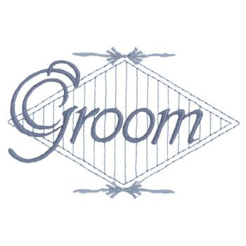 Groom Machine Embroidery Design