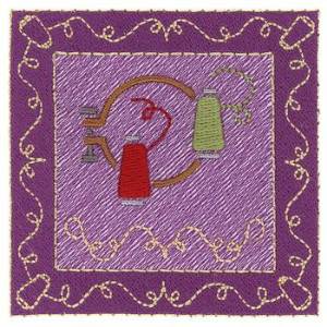 Picture of Hoop Square Machine Embroidery Design