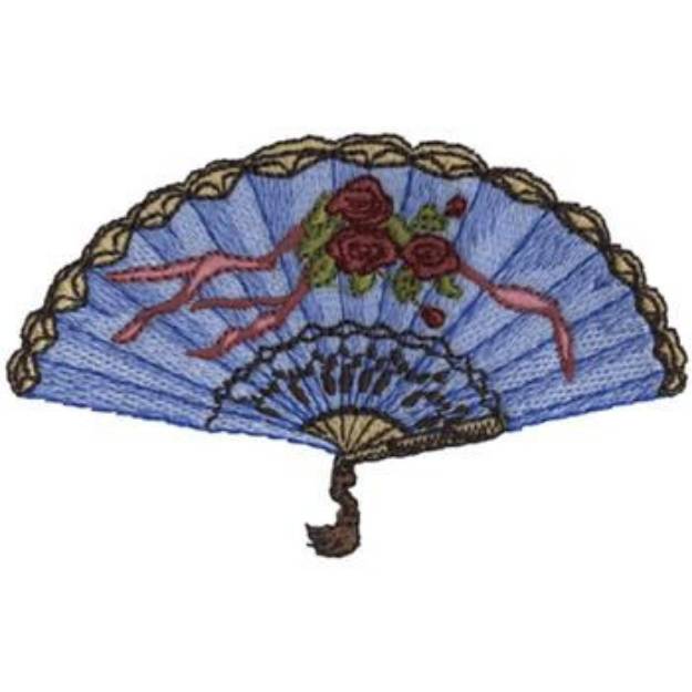 Picture of Victorian Fan Machine Embroidery Design