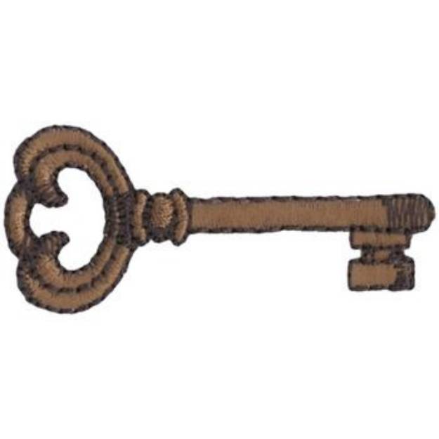 Picture of Skeleton Key Machine Embroidery Design