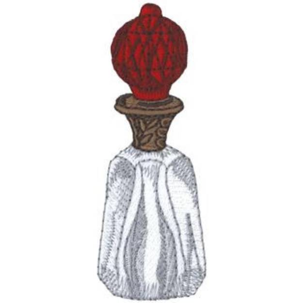 Picture of Victorian Perfume Bottle Machine Embroidery Design