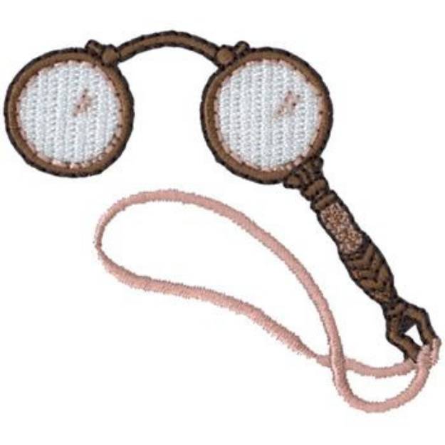 Picture of Victorian Eye Glasses Machine Embroidery Design