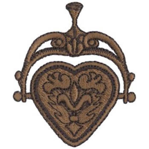 Picture of Victorian Locket Machine Embroidery Design