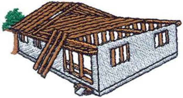 Picture of Home Construction Machine Embroidery Design