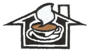 Picture of Coffee Shop Logo Machine Embroidery Design