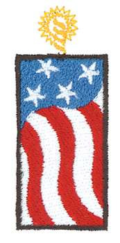 USA Firecracker Machine Embroidery Design
