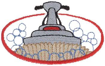 Carpet Cleaner Logo Machine Embroidery Design