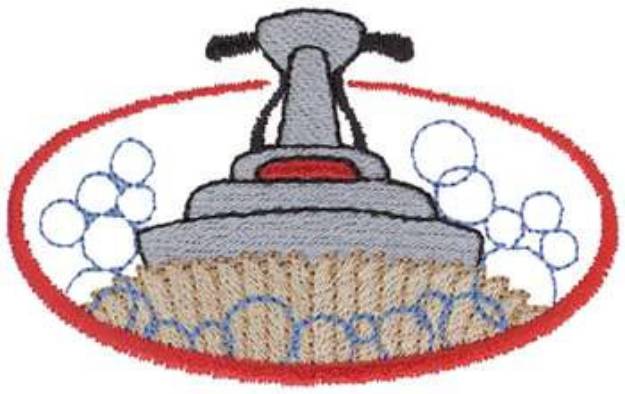 Picture of Carpet Cleaner Logo Machine Embroidery Design