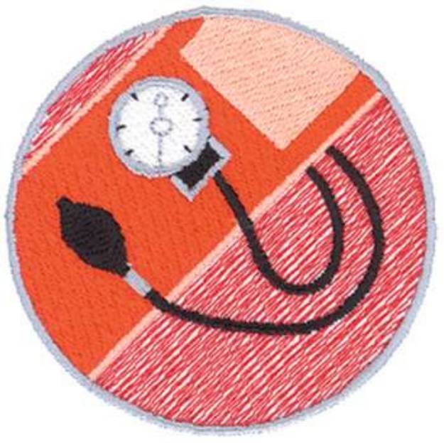 Picture of Blood Pressure Cuff Machine Embroidery Design