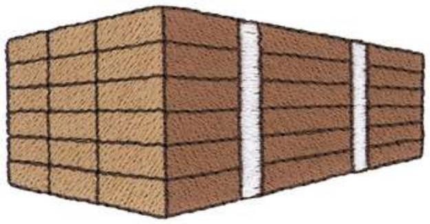 Picture of Stack Of Lumber Machine Embroidery Design