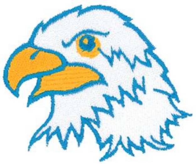 Picture of Eagle Head Outline Machine Embroidery Design