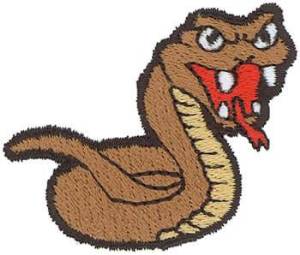 Picture of Viper Mascot Machine Embroidery Design