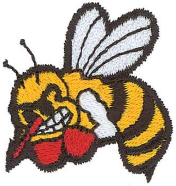 Picture of Hornet Mascot Machine Embroidery Design