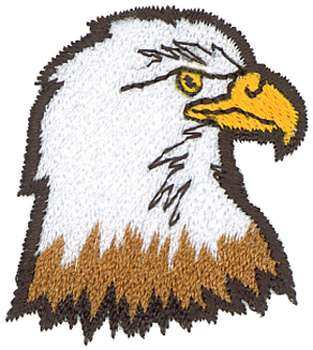 Eagle Head Machine Embroidery Design