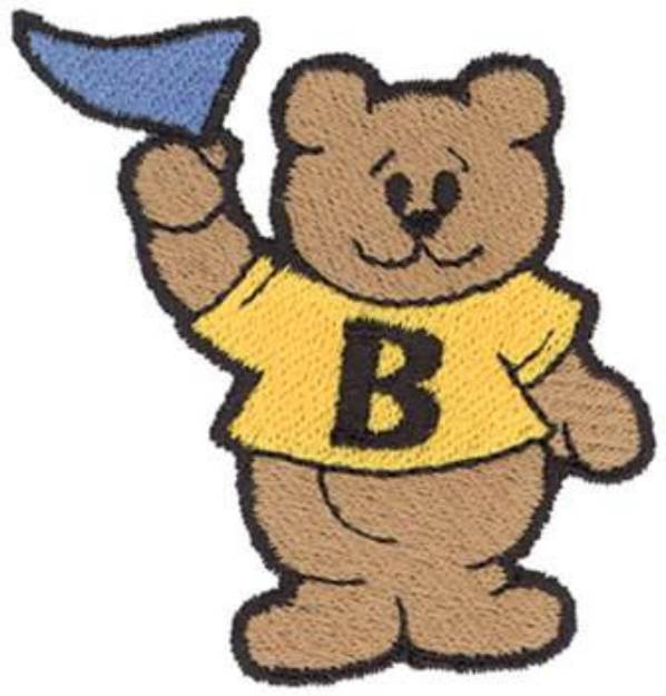 Picture of Bear B Machine Embroidery Design