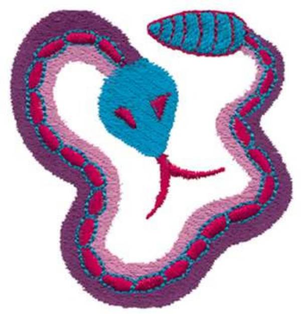 Picture of Southwest Rattlesnake Machine Embroidery Design