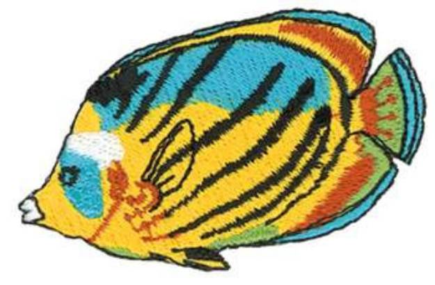 Picture of Butterfly Fish Machine Embroidery Design