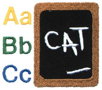 A-b-c Cat Machine Embroidery Design