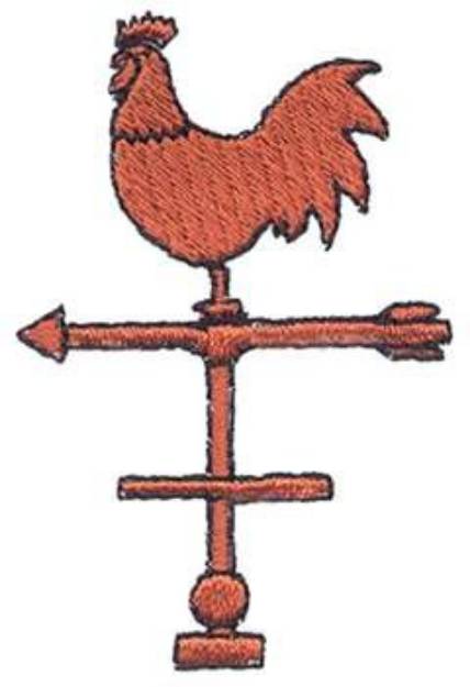 Picture of Weather Vane Machine Embroidery Design