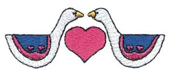 Country Geese Machine Embroidery Design