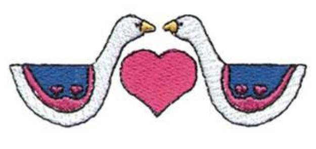 Picture of Country Geese Machine Embroidery Design