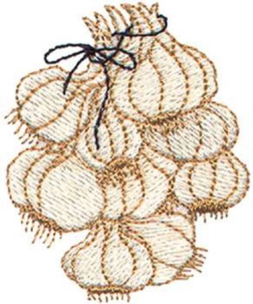 Picture of Garlic Rope Machine Embroidery Design