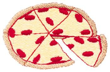Pizza Machine Embroidery Design