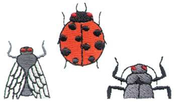Bugs Topper Machine Embroidery Design
