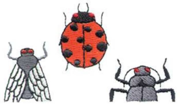 Picture of Bugs Topper Machine Embroidery Design