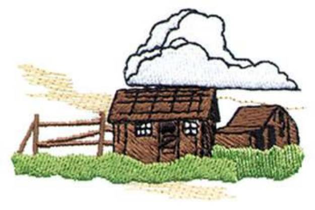 Picture of Ghost Town Machine Embroidery Design