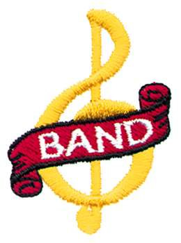 Band Machine Embroidery Design
