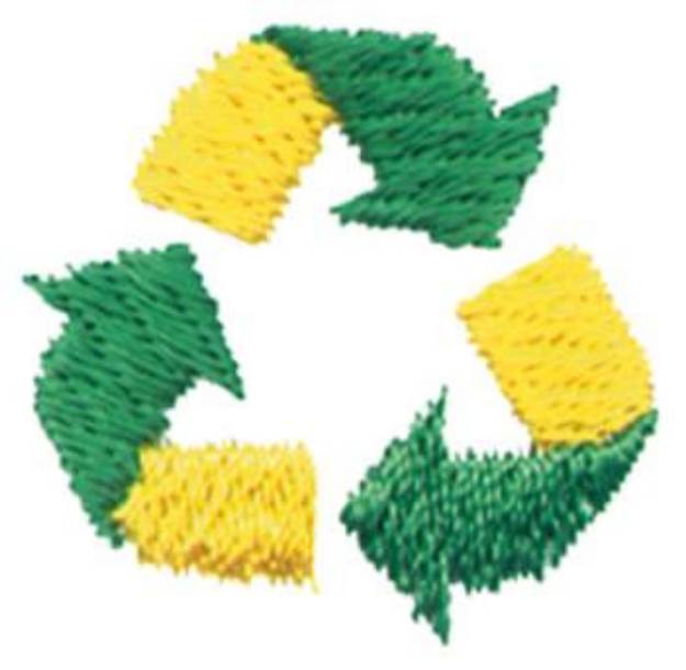 Picture of Recycle Logo Machine Embroidery Design