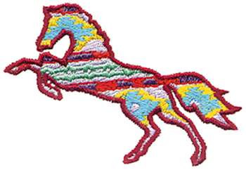 Southwest Horse Machine Embroidery Design