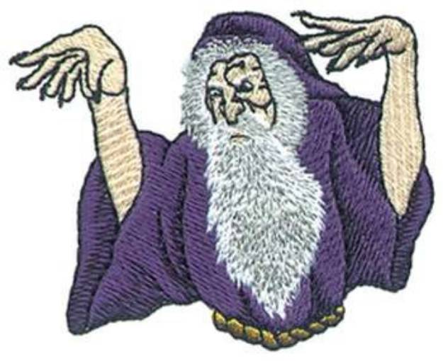 Picture of Wizard Machine Embroidery Design