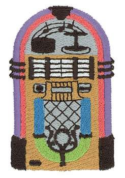 Jukebox Machine Embroidery Design
