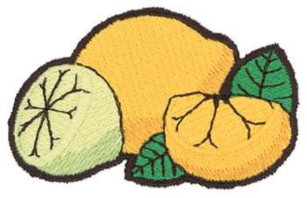 Picture of Lemons & Limes Machine Embroidery Design