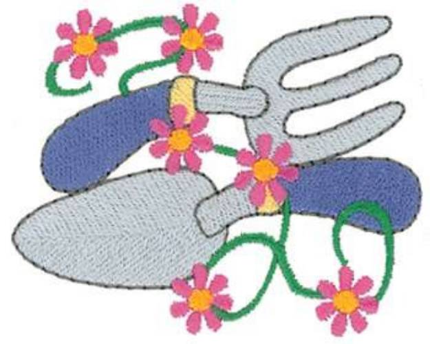 Picture of Claw & Spade Machine Embroidery Design