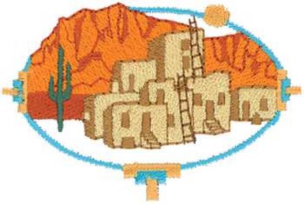 Picture of Pueblo Machine Embroidery Design