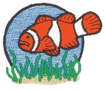 Clown Fish Machine Embroidery Design