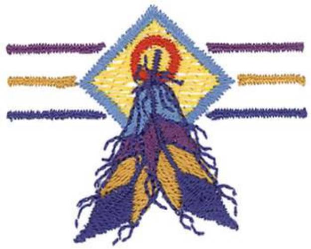 Picture of Feather Design Machine Embroidery Design