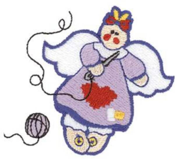 Picture of Sewing Angel Machine Embroidery Design