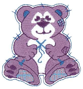 Knitting Bear Machine Embroidery Design