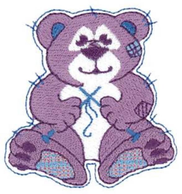 Picture of Knitting Bear Machine Embroidery Design