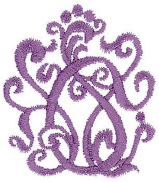 Picture of Fancy Scroll Machine Embroidery Design