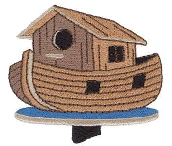 Noahs Ark Birdhouse Machine Embroidery Design