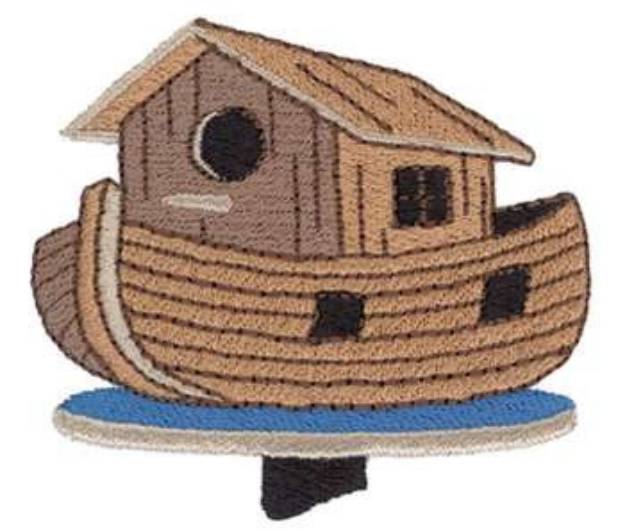 Picture of Noahs Ark Birdhouse Machine Embroidery Design