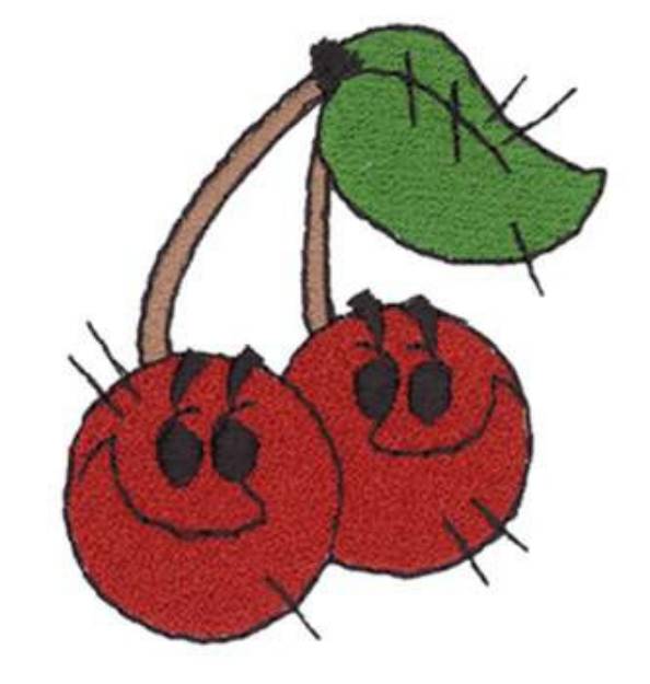 Picture of Patcwork Cherries Machine Embroidery Design