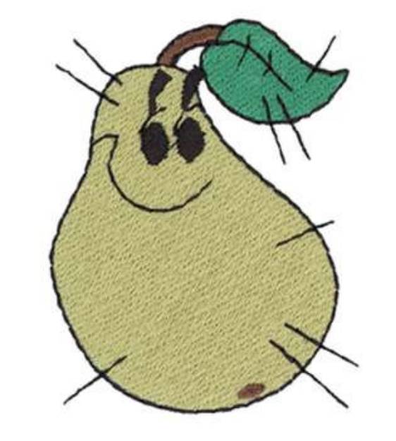 Picture of Patcwork Pear Machine Embroidery Design