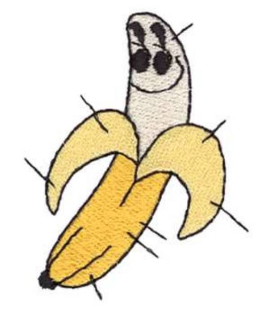 Picture of Patcwork Banana Machine Embroidery Design