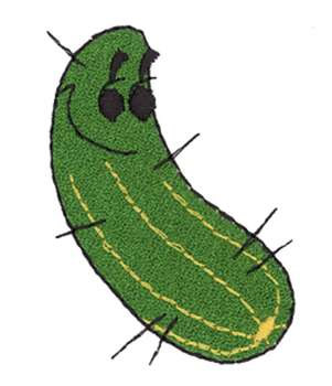 Cucumber Machine Embroidery Design